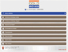 Tablet Screenshot of goldimoveis.com